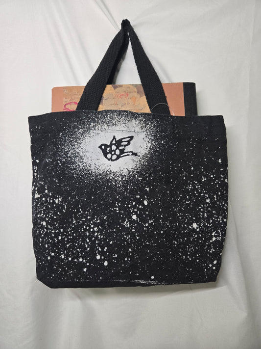 Small Black Crosses & Cotton Tote Bag